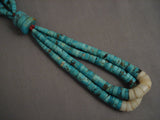 Quality Vintage Navajo Native American Jewelry jewelry Ceremonial Turquoise Necklace-Nativo Arts