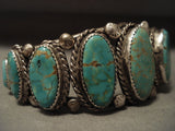 Quality Vintage Navajo Native American Jewelry jewelry 'Increasing Chunk' Natural Royston Bracelet-Nativo Arts