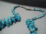 Quality Vintage Navajo Native American Jewelry jewelry Turquoise Nugget Necklace Old-Nativo Arts