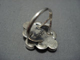 Quality Vintage Navajo Royston Turquoise Sterling Silver Ring Old-Nativo Arts