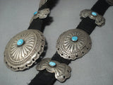 Quality Vintage Navajo Turquoise Sterling Native American Jewelry Silver Concho Belt Old-Nativo Arts