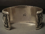 Quality Vintage Tsosie Turquoise Navajo Native American Jewelry Silver Bracelet Old-Nativo Arts