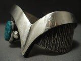 Rare Aaron Anderson Navajo Tufa Cast Native American Jewelry Silver Bracelet-Nativo Arts