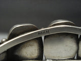 Rare!! Bisbee Turquoise Vintage Navajo Native American Jewelry jewelry Nakai Sterling Silver Bracelet Old-Nativo Arts