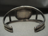 Rare 'Carico Lake Turquoise' Native American Jewelry Silver Bridges Vintage Navajo Native American Jewelry Silver Bracelet-Nativo Arts