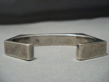 Rare Contemporist Vintage Native American Jewelry Navajo Orange Shell Sterling Silver Bracelet-Nativo Arts
