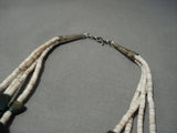 Rare Earlier Vintage Native American Jewelry Navajo Royston Turquoise Sterling Silver Necklace Old-Nativo Arts