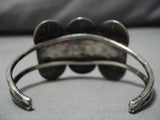 Rare! Early 1900's Coin Bisbee Turquoise Vintage Native American Navajo Sterling Silver Bracelet-Nativo Arts