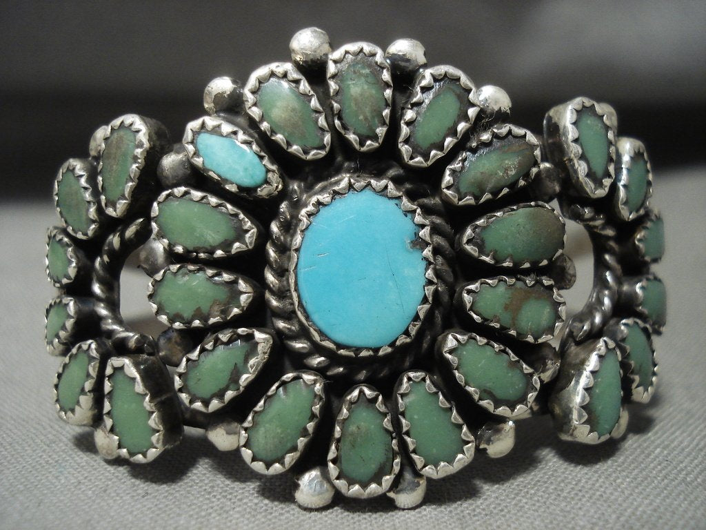 Rare **jw** Vintage Zuni/ Navajo Royston Turquoise Native American