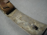 Rare Nez Vintage Native American Navajo Sterling Silver Concho Belt Old-Nativo Arts
