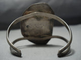 Rare Old Carico Lake Turquoise Vintage Native American Jewelry Navajo Sterling Silver Bracelet Old-Nativo Arts
