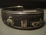 Rare 'Old Hallmark' Vintage Navajo Native American Jewelry jewelry Thomas Singer Bracelet-Nativo Arts
