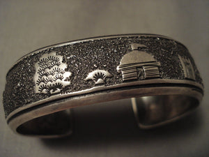 Rare 'Old Hallmark' Vintage Navajo Native American Jewelry jewelry Thomas Singer Bracelet-Nativo Arts