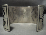 Rare Red Mountain Turquoise Vintage Navajo Native American Jewelry Silver Rug Bracelet-Nativo Arts