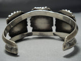 Rare!! Sky Blue Turquoise Vintage Native American Jewelry Navajo Sterling Silver Bracelet Old-Nativo Arts