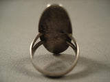 Rare Vintage Hopi Bueford Dawahoya Goemtric Native American Jewelry Silver Ring-Nativo Arts