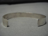 Rare Vintage Native American Hopi Qumawunu Sterling Silver Lizard Bracelet Old-Nativo Arts