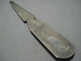 Rare Vintage Native American Jewelry Navajo Kee Joe Benally Turquoise Sterling Silver Letter Opener-Nativo Arts