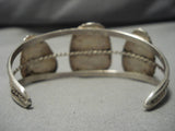 Rare!! Vintage Native American Navajo Royston Turquoise Sterling Silver Bracelet Old-Nativo Arts