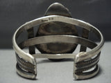 Rare Vintage Navajo Don Clark Green Royston Turquoise Sterling Silver Bracelet-Nativo Arts