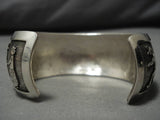 Rare Vintage Navajo Dorothy Martinez Sterling Silver Native American Bracelet-Nativo Arts
