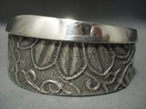 Rare Vintage Navajo Dragonfly Sterling Native American Jewelry Silver Bracelet Old-Nativo Arts