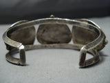 Rare Vintage Navajo Turquoise Sterling Silver Native American Jewelry Bracelet-Nativo Arts