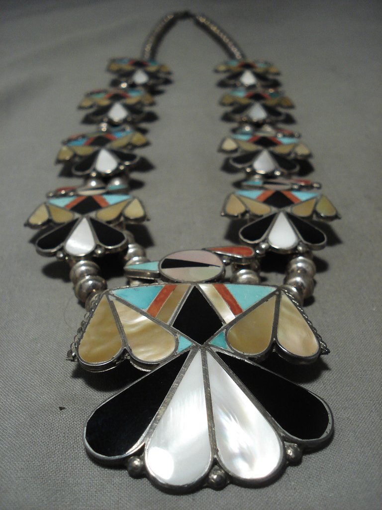 Rare Vintage Older Zuni Navajo Turquoise Native American Jewelry