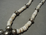 Rare Vintage Santo Domingo/ Navajo Royston Turquoise Native American Jewelry Silver Necklace Old-Nativo Arts