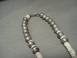 Rare Vintage Santo Domingo/ Navajo Royston Turquoise Native American Jewelry Silver Necklace Old-Nativo Arts
