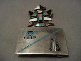 Rare Vintage Zuni Old Buckle And Pin Ceremonial Items-Nativo Arts