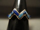 Real Authentic Opal Vintage Navajo Native American Jewelry jewelry Solid 14k Gold Ring-Nativo Arts