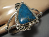 Remarkable Vintage Navajo Turquoise Native American Bracelet Old Cuff-Nativo Arts