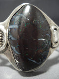 Shooting Stars Native American Jewelry Navajo Turquoise Sterling Silver Bracelet Cuff-Nativo Arts