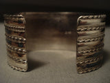So Many Squared Corals Zuni Native American Jewelry Silver Bracelet-Nativo Arts