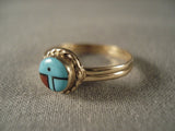 Solid 14k Gold Vintage Zuni Ring-Nativo Arts