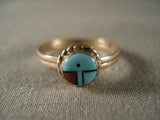 Solid 14k Gold Vintage Zuni Ring-Nativo Arts
