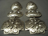 Some Of The Largest Navajo Sterling Native American Jewelry Silver Earrings We've Collected-Nativo Arts