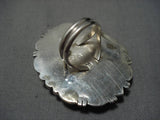 Striking Vintage Navajo Royston Turquoise Sterling Silver Native American Ring-Nativo Arts