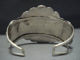 Striking Vintage Zuni Triple Inlay Turquoise Sterling Silver Bracelet-Nativo Arts