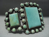 Stunning Don Brown Vintage Navajo Royston Turquoise Sterling Native American Jewelry Silver Bracelet-Nativo Arts