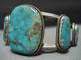 Stunning Vintage Native American Jewelry Hopi Royston Turquoise Sterling Silver Tawanghongua Bracelet-Nativo Arts