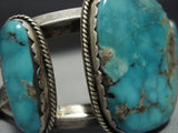 Stunning Vintage Native American Jewelry Hopi Royston Turquoise Sterling Silver Tawanghongua Bracelet-Nativo Arts