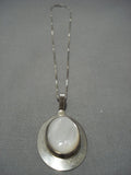 Stunning Vintage Native American Jewelry Navajo Sterling Silver Mother Ofpearl Bracelet-Nativo Arts