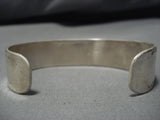 Stunning Vintage Native American Navajo Triple Turquoise Sterling Silver Bracelet Cuff Old-Nativo Arts