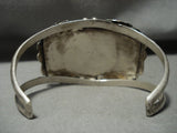 Stunning Vintage Navajo #8 Turquoise Native American Jewelry Silver Bracelet-Nativo Arts