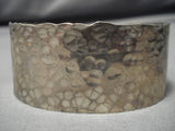Stunning Vintage Navajo Sterling Silver Native American Bracelet Old-Nativo Arts