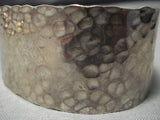 Stunning Vintage Navajo Sterling Silver Native American Bracelet Old-Nativo Arts