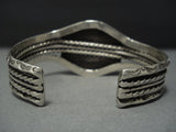 Stunning Vintage Navajo Turquoise Sterling Native American Jewelry Silver Bracelet Old Pawn Cuff-Nativo Arts