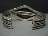 Stunning Vintage Navajo Turquoise Sterling Native American Jewelry Silver Bracelet Old Pawn Cuff-Nativo Arts